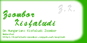 zsombor kisfaludi business card